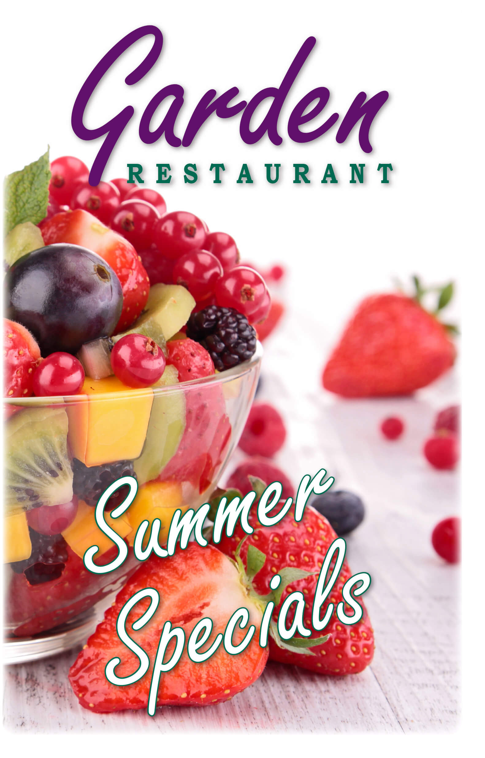 garden family restaurant summer specials