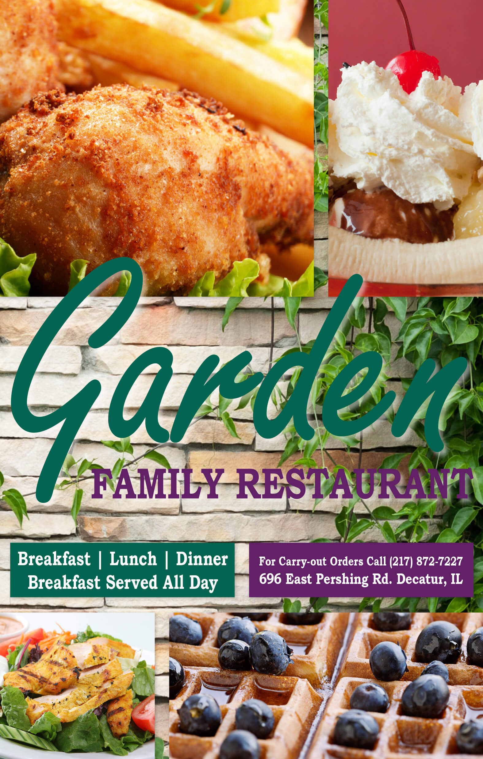 garden faimily restaurant menu
